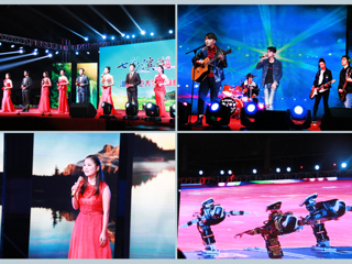 我校在滨湖校区举办“七彩滨湖 山水悠长”2016迎新晚会