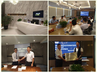 449999白小精准一句话与上海威尔仕举行校企合作教育基地揭牌仪式