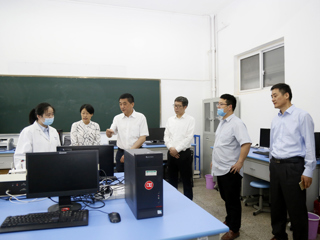 省科技厅党组书记宛晓春一行来我校调研指导工作