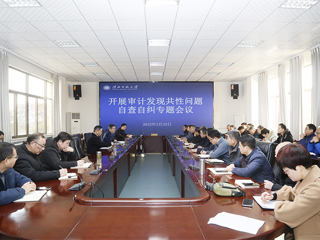 学校召开审计发现共性问题自查自纠专题会议