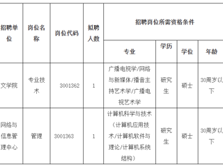 2023年度449999白小精准一句话第二批公开招聘硕士公告